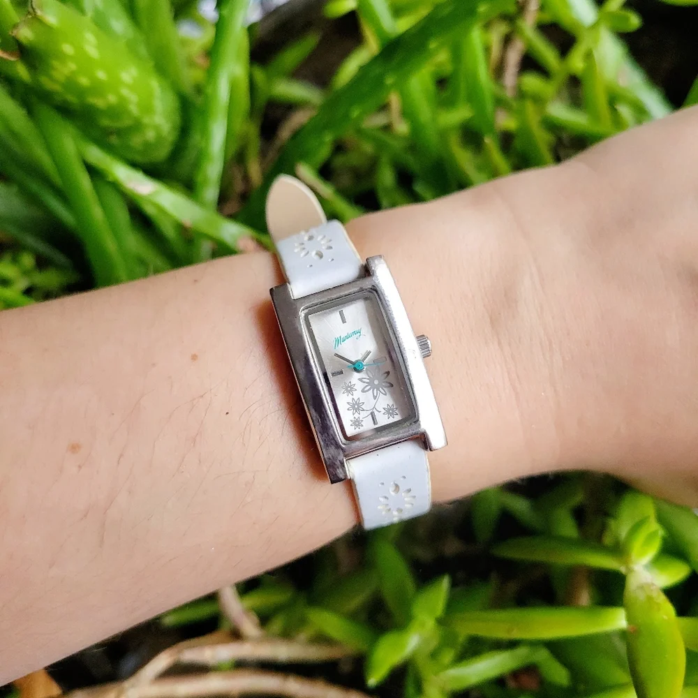 Vintage Manlaray Floral Watch